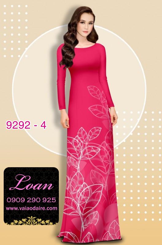 Vải áo dài hoa nhí