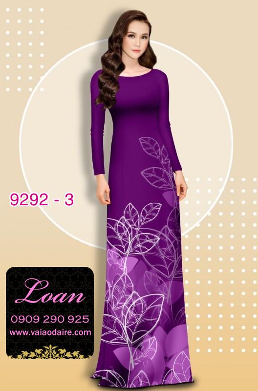 Vải áo dài hoa nhí