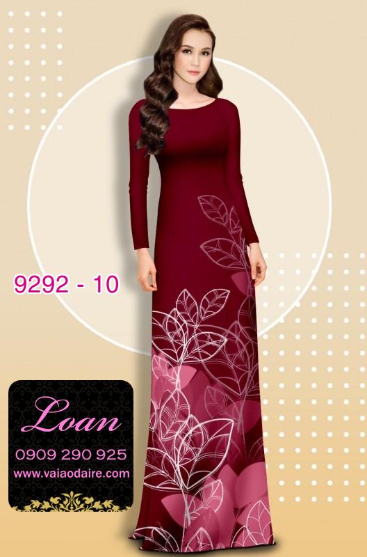Vải áo dài hoa nhí