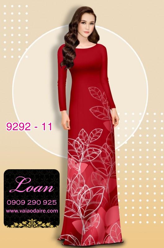 Vải áo dài hoa nhí