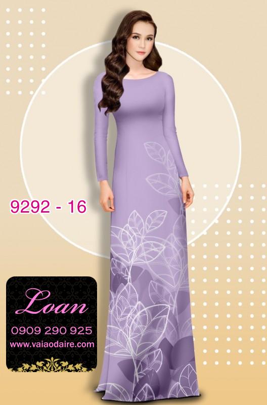 Vải áo dài hoa nhí