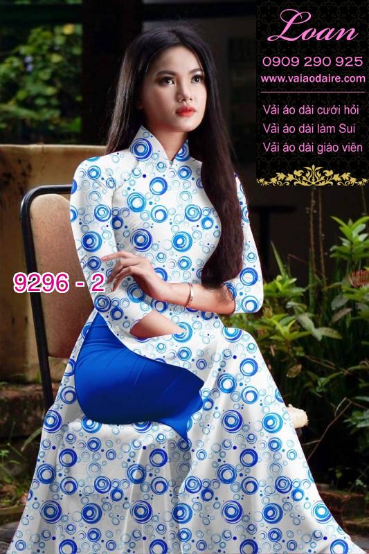 Vải áo dài hoa nhí