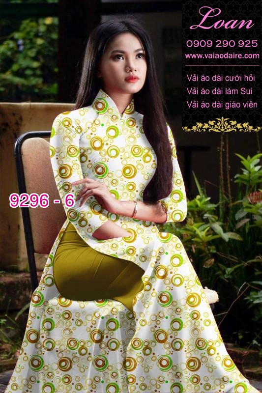 Vải áo dài hoa nhí