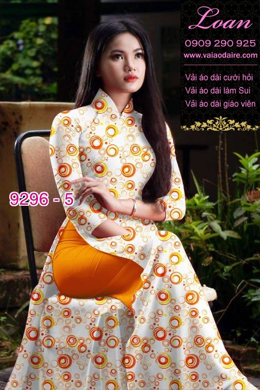Vải áo dài hoa nhí