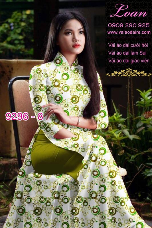 Vải áo dài hoa nhí
