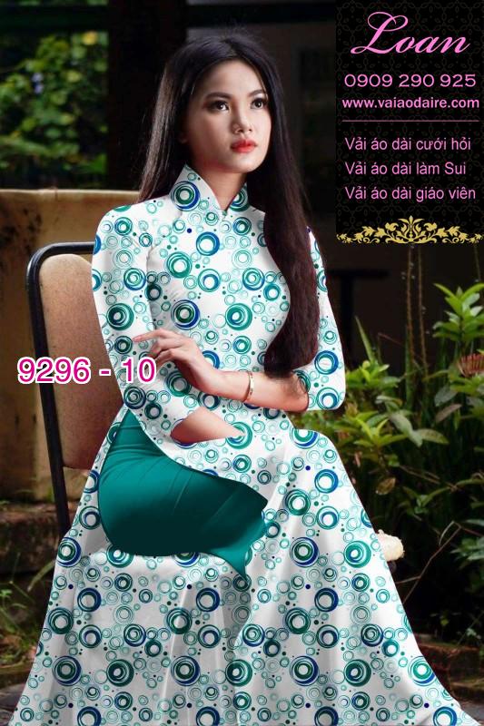 Vải áo dài hoa nhí