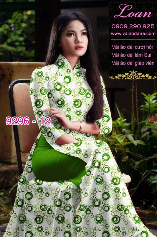 Vải áo dài hoa nhí