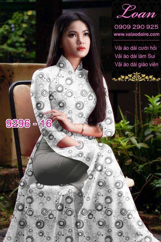 Vải áo dài hoa nhí