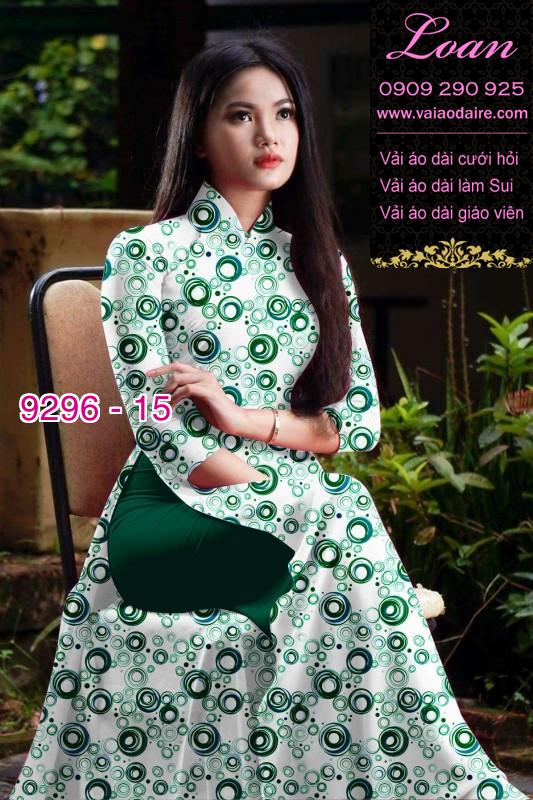 Vải áo dài hoa nhí