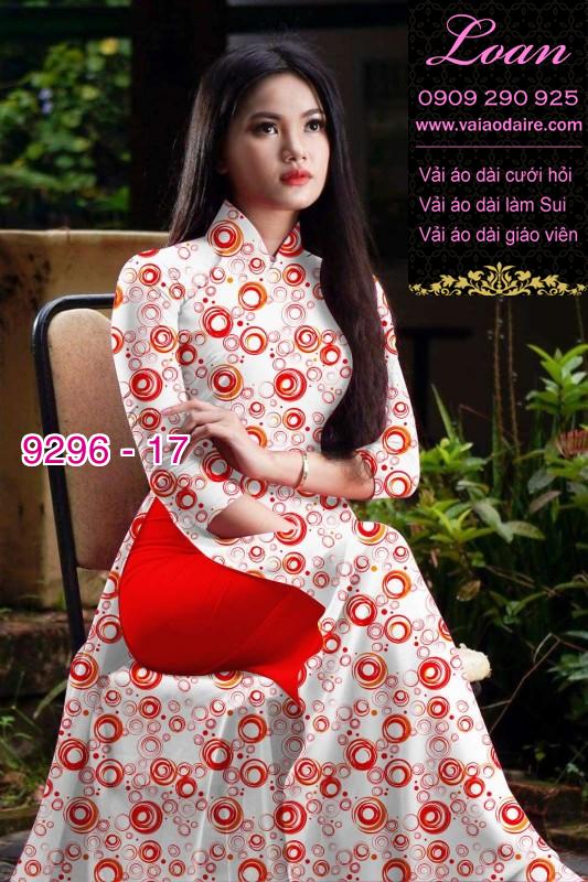 Vải áo dài hoa nhí