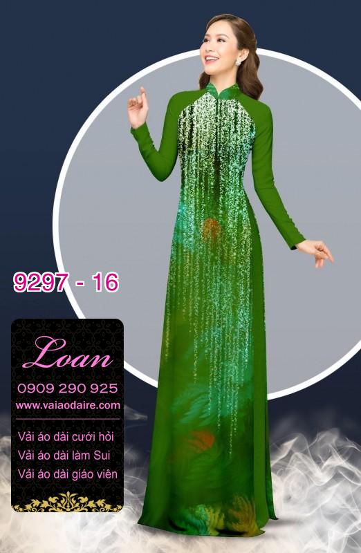 Vải áo dài hoa 3D