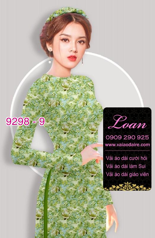 Vải áo dài hoa nhí