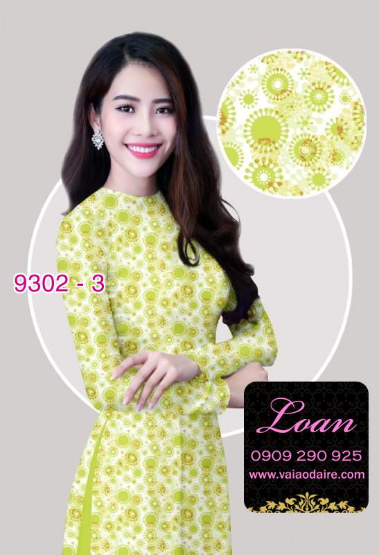 Vải áo dài hoa nhí