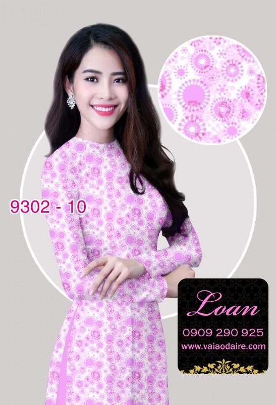 Vải áo dài hoa nhí