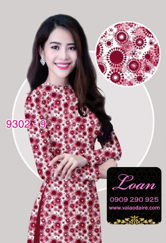 Vải áo dài hoa nhí