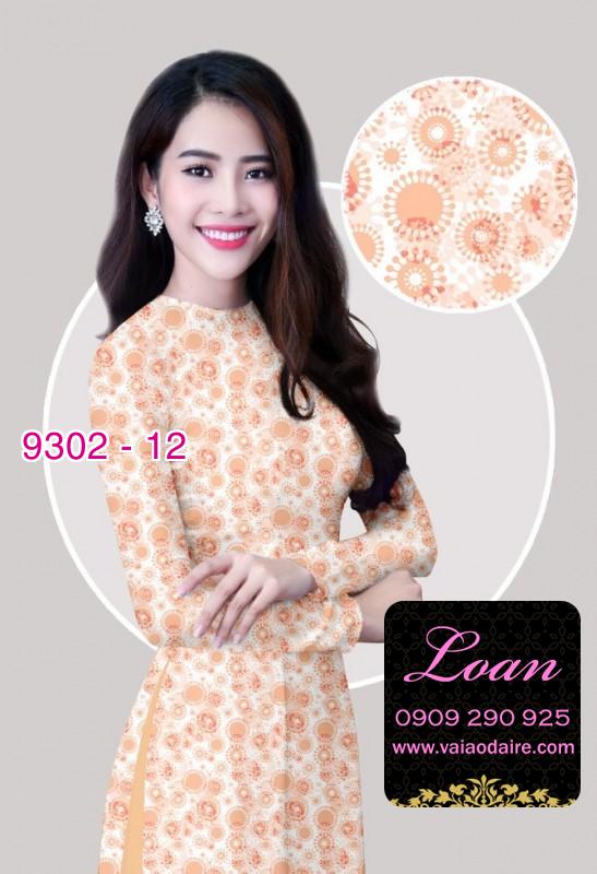 Vải áo dài hoa nhí
