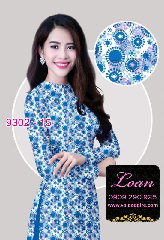 Vải áo dài hoa nhí