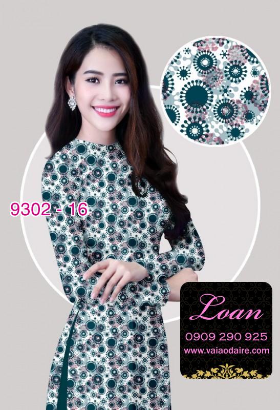 Vải áo dài hoa nhí