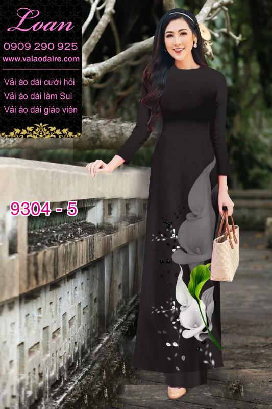 Vải áo dài hoa 3D Vải áo dài hoa 3D