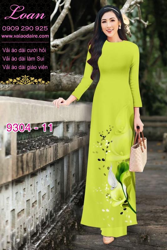 Vải áo dài hoa 3D Vải áo dài hoa 3D