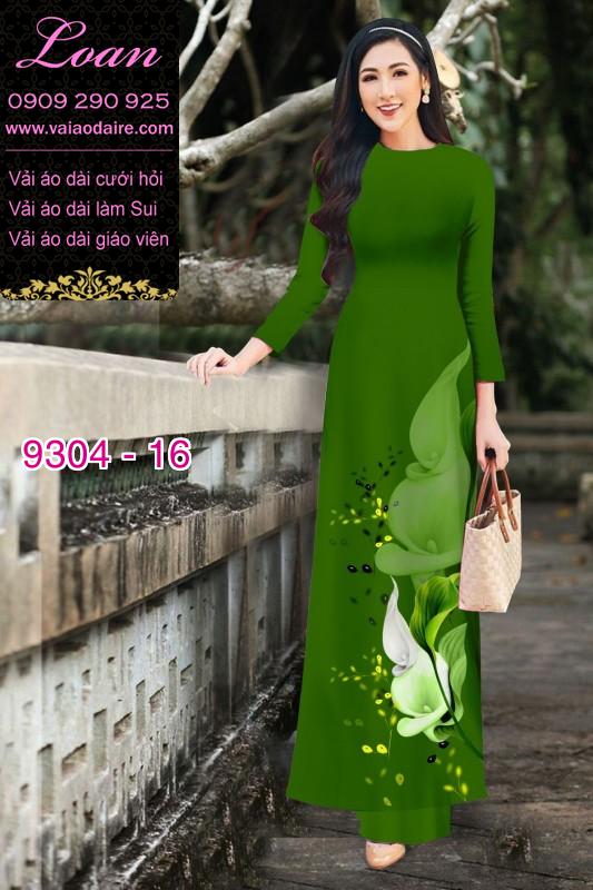 Vải áo dài hoa 3D Vải áo dài hoa 3D