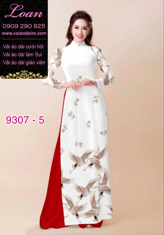 Vải áo dài chim Hạc