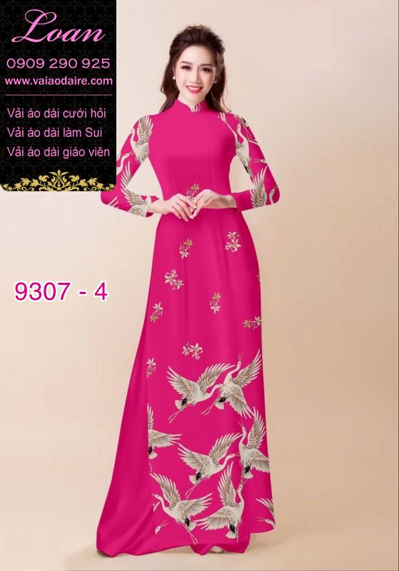 Vải áo dài chim Hạc