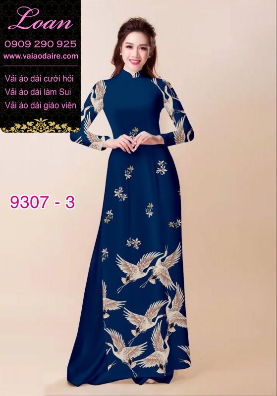 Vải áo dài chim Hạc