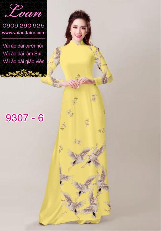 Vải áo dài chim Hạc