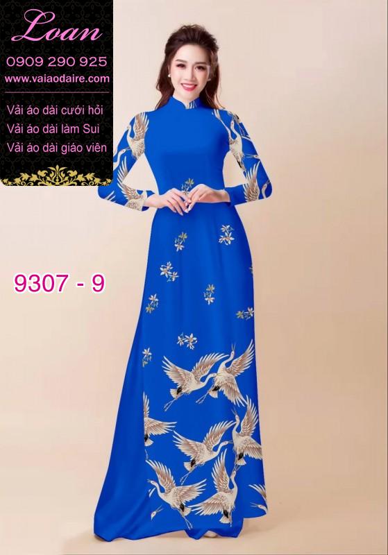 Vải áo dài chim Hạc