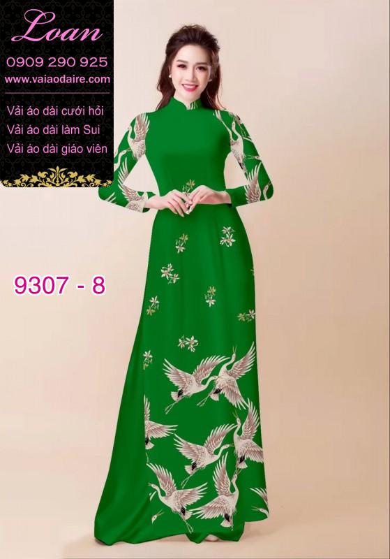 Vải áo dài chim Hạc