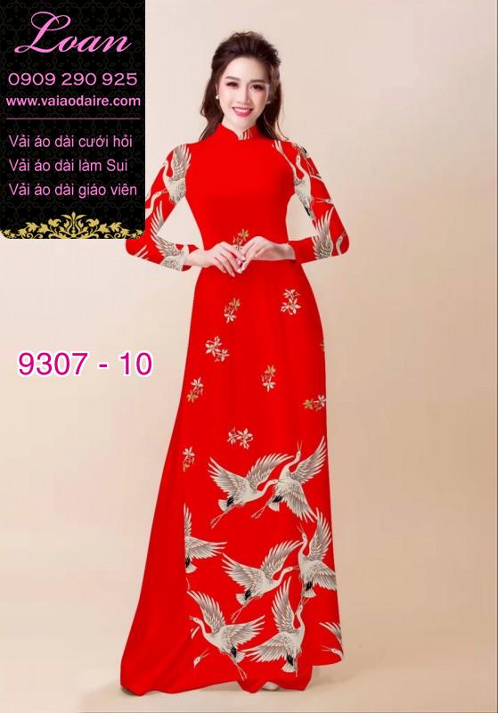 Vải áo dài chim Hạc