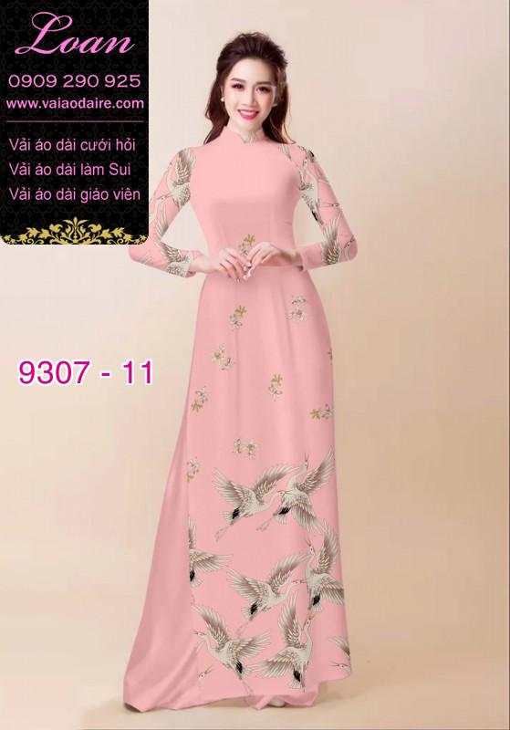 Vải áo dài chim Hạc