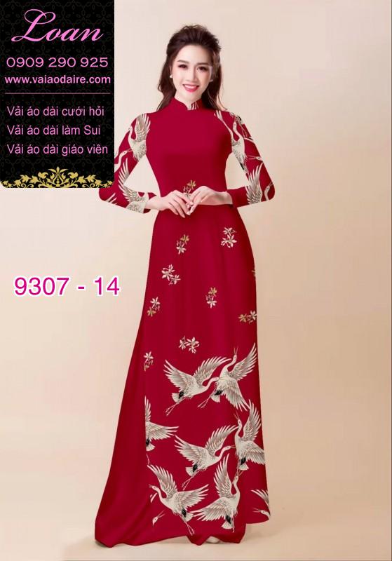 Vải áo dài chim Hạc