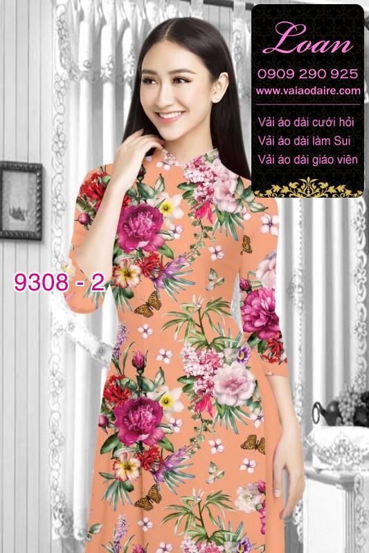 Vải áo dài hoa nhí
