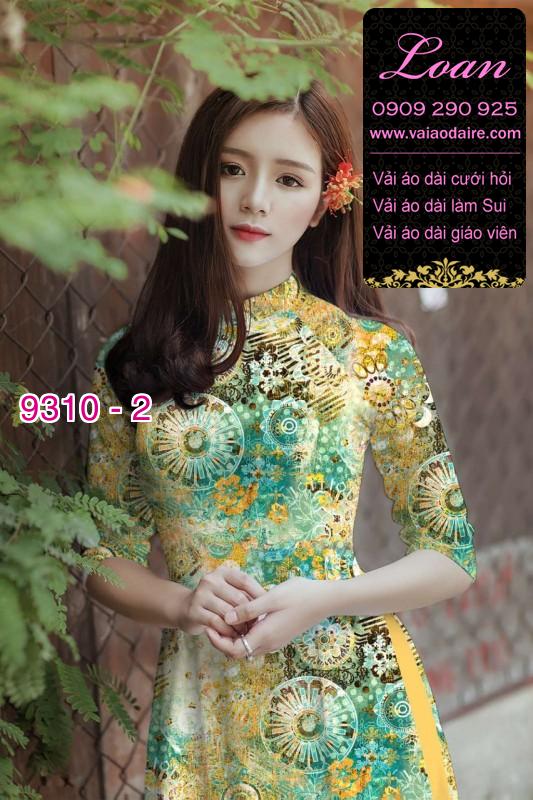 Vải áo dài hoa nhí