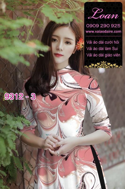 Vải áo dài hoa nhí