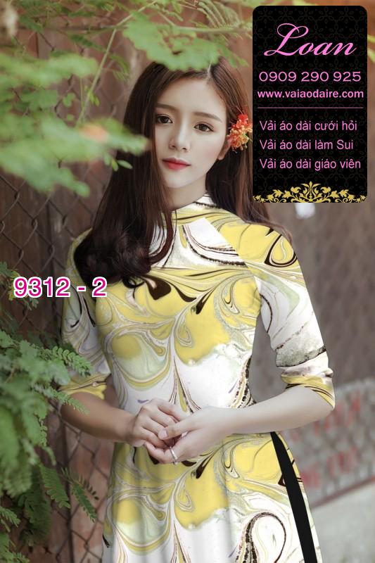 Vải áo dài hoa nhí