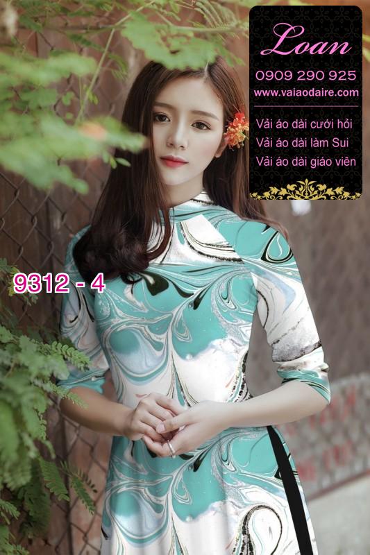 Vải áo dài hoa nhí