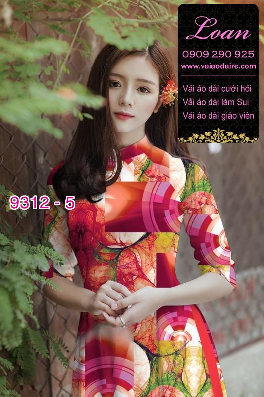 Vải áo dài hoa nhí