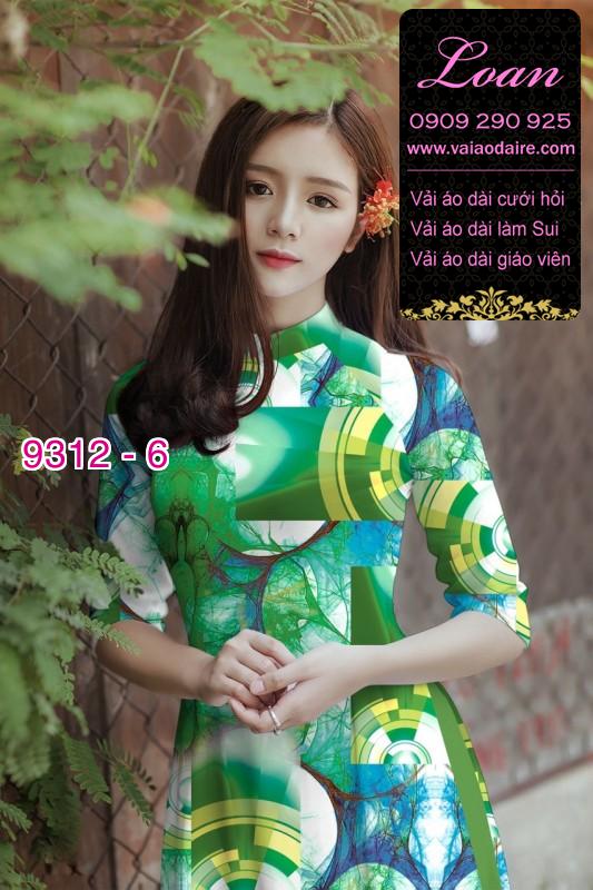 Vải áo dài hoa nhí