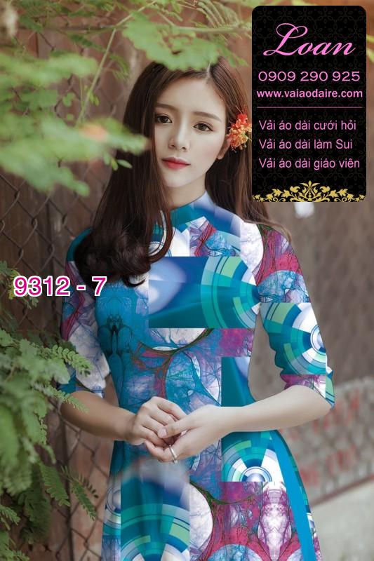 Vải áo dài hoa nhí