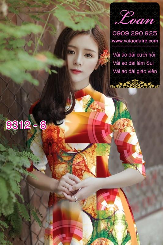 Vải áo dài hoa nhí