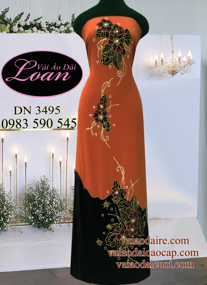 Vải áo dài đắp Nhung