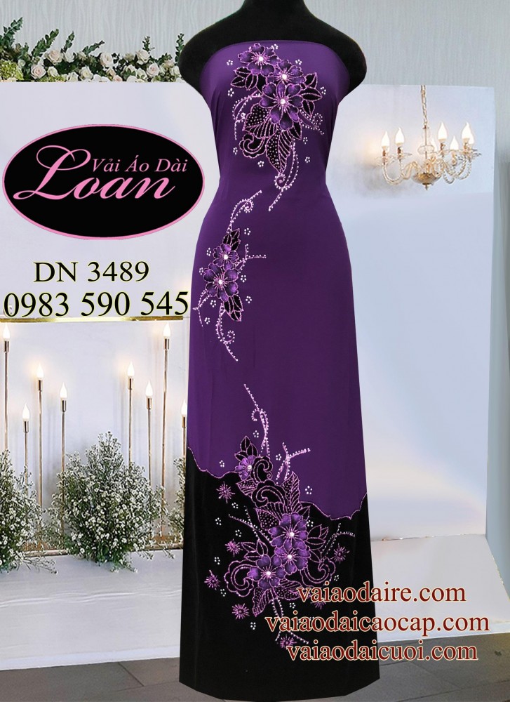 Vải áo dài đắp Nhung