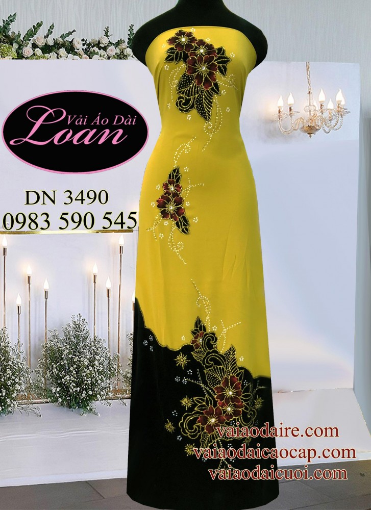 Vải áo dài đắp Nhung