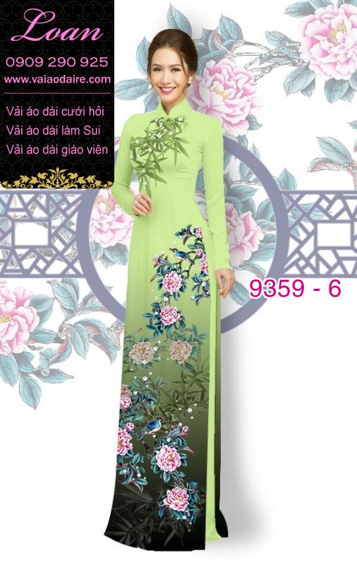 Vải áo dài hoa 3D Vải áo dài hoa 3D