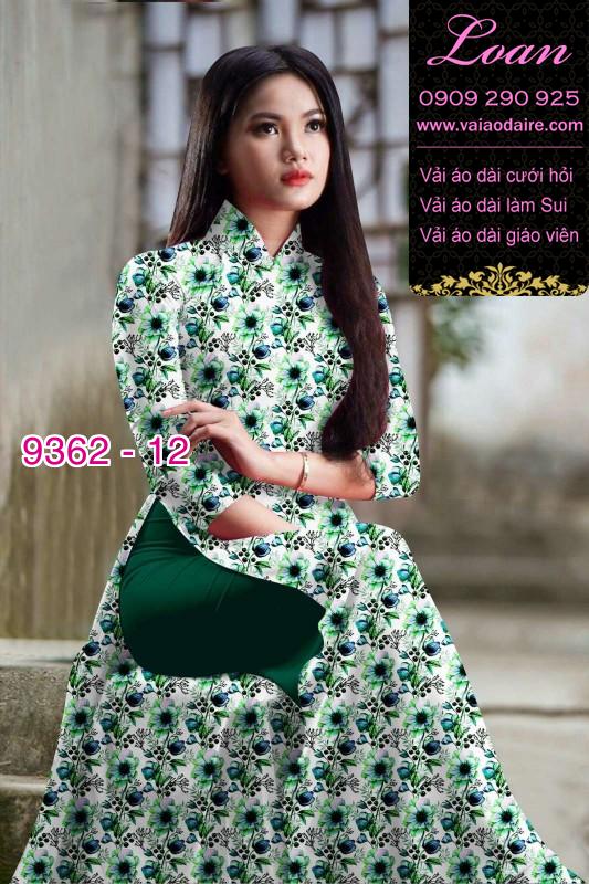 Vải áo dài hoa nhí