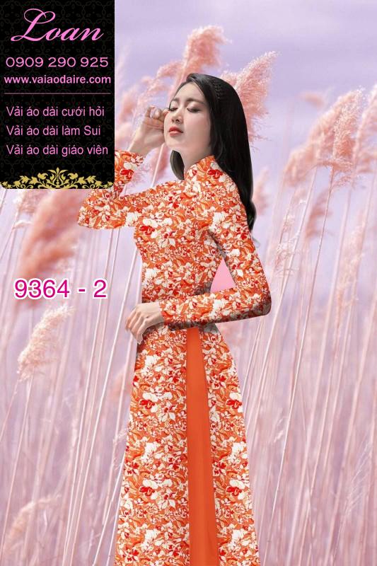 Vải áo dài hoa nhí