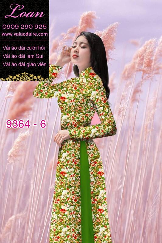 Vải áo dài hoa nhí